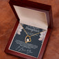 Forever Love Necklace For My Daughter with On Demand Message Card