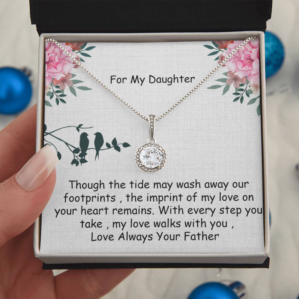 For My Daughter , Imprint of My Love , Eternal hope necklace