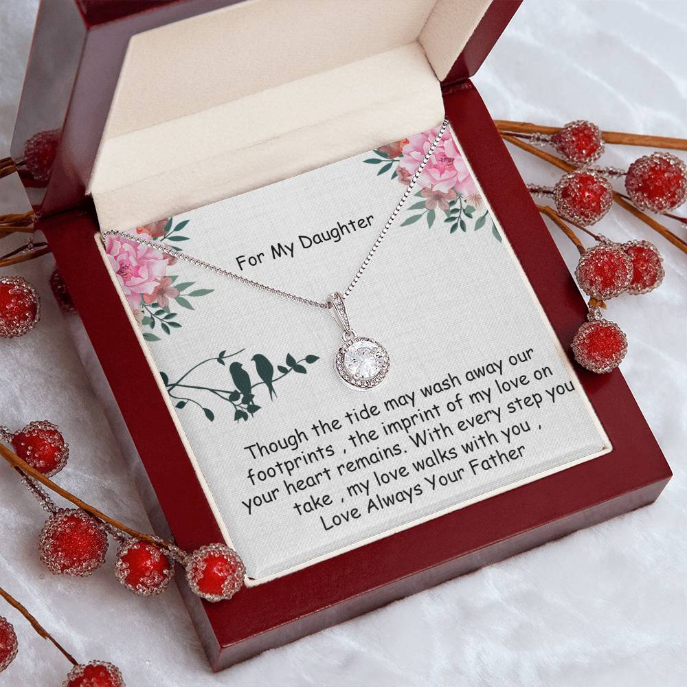 For My Daughter , Imprint of My Love , Eternal hope necklace