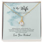 Alluring Beauty Necklace For My Wife (Yellow & White Gold Variants)