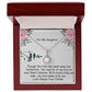 For My Daughter , Imprint of My Love , Eternal hope necklace