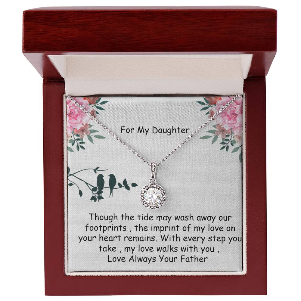 For My Daughter , Imprint of My Love , Eternal hope necklace