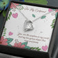 For My Girlfriend ,  My Love ,  Forever Love Heart Necklace